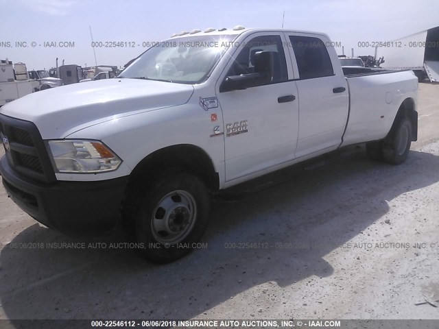 3C63RRGL7EG273549 - 2014 RAM 3500 ST WHITE photo 2