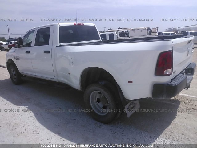 3C63RRGL7EG273549 - 2014 RAM 3500 ST WHITE photo 3