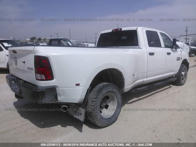 3C63RRGL7EG273549 - 2014 RAM 3500 ST WHITE photo 4