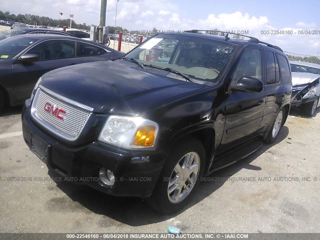 1GKET63MX62150195 - 2006 GMC ENVOY DENALI BLACK photo 2