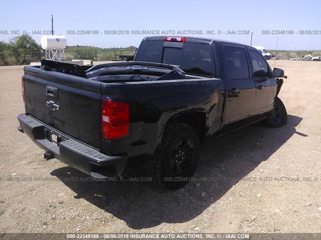 3GCUKSEC0JG282096 - 2018 CHEVROLET SILVERADO K1500 LTZ BLACK photo 4