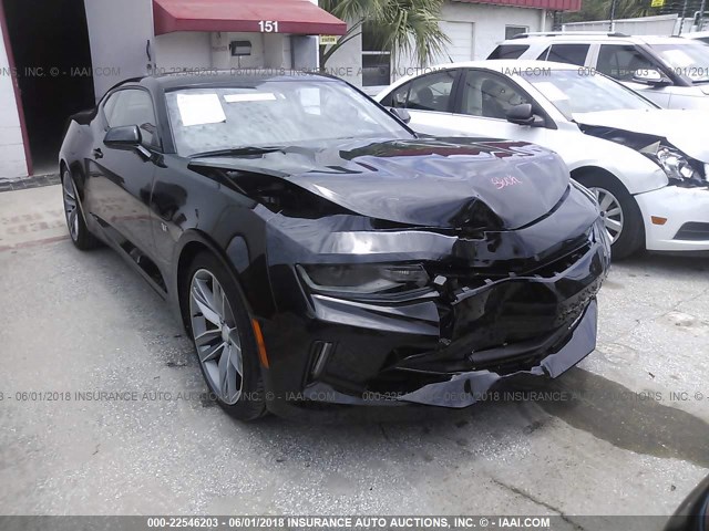 1G1FB1RS3J0146059 - 2018 CHEVROLET CAMARO LT BLACK photo 6