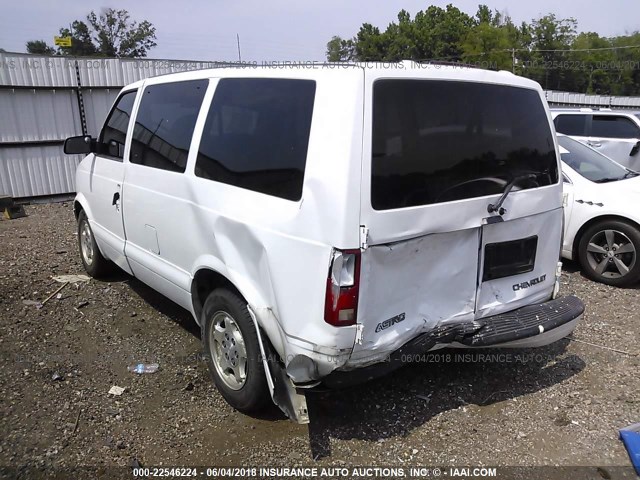 1GNDM19X75B114804 - 2005 CHEVROLET ASTRO WHITE photo 3