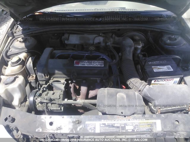 1G8ZY1274XZ339201 - 1999 SATURN SC2 GOLD photo 10