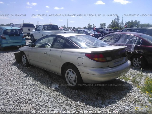 1G8ZY1274XZ339201 - 1999 SATURN SC2 GOLD photo 3