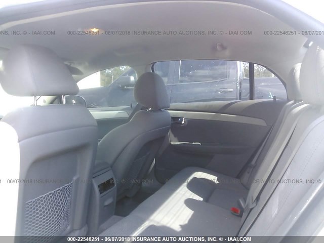 1G1ZA5EU4CF155237 - 2012 CHEVROLET MALIBU LS WHITE photo 8