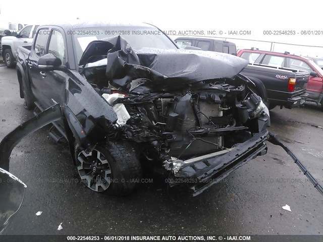 3TMCZ5AN6GM009674 - 2016 TOYOTA TACOMA DBL CAB/SR/SR5/TRD SPT/OR BLACK photo 1