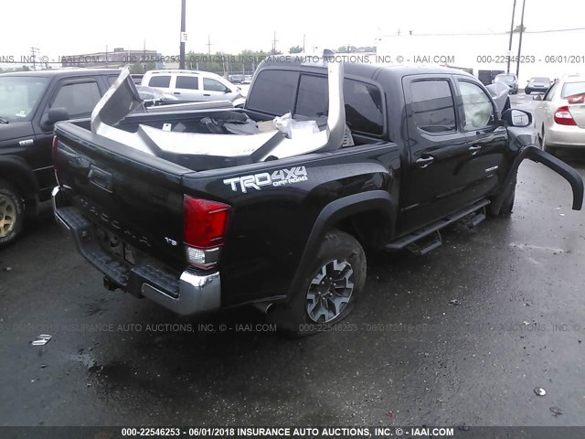 3TMCZ5AN6GM009674 - 2016 TOYOTA TACOMA DBL CAB/SR/SR5/TRD SPT/OR BLACK photo 4