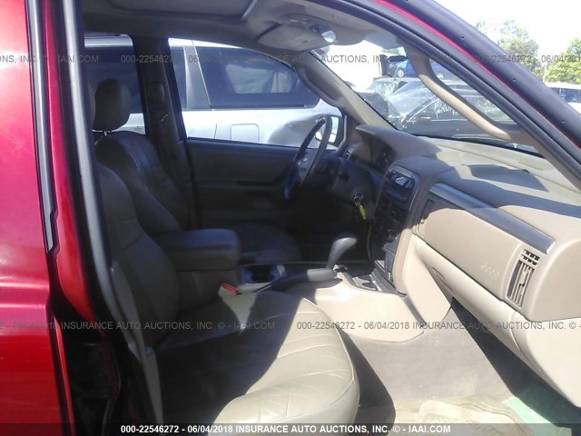 1J4GX48S14C258548 - 2004 JEEP GRAND CHEROKEE LAREDO/COLUMBIA/FREEDOM 红色 照片 5