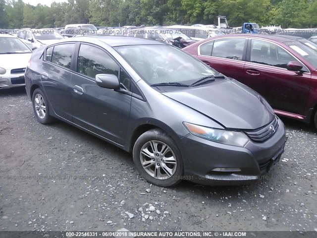 JHMZE2H70AS019142 - 2010 HONDA INSIGHT EX GRAY photo 1