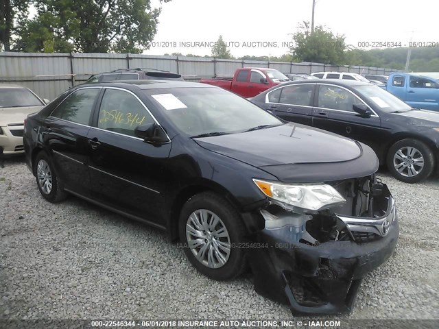 4T1BF1FK6CU011356 - 2012 TOYOTA CAMRY SE/LE/XLE 黑色 照片 1