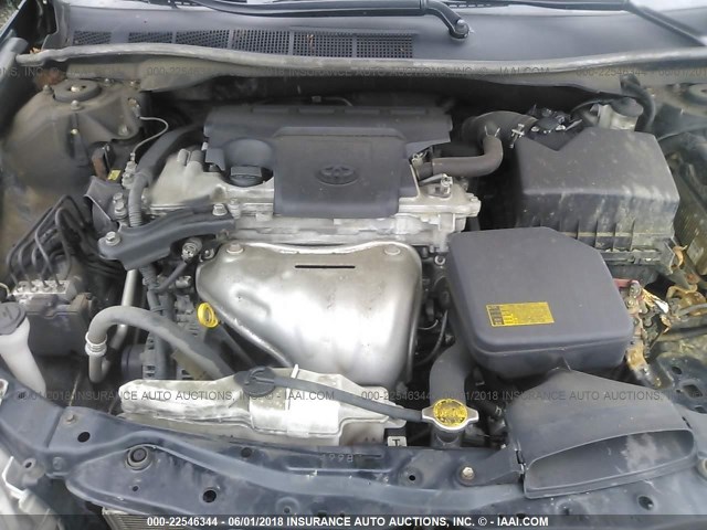 4T1BF1FK6CU011356 - 2012 TOYOTA CAMRY SE/LE/XLE 黑色 照片 10