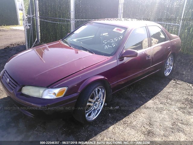 JT2BF22K4V0080050 - 1997 TOYOTA CAMRY LE/XLE Շագանակագույն լուսանկար 2