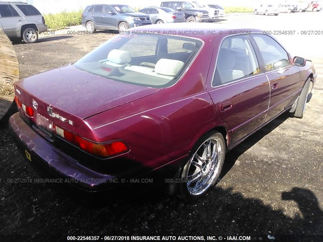 JT2BF22K4V0080050 - 1997 TOYOTA CAMRY LE/XLE Շագանակագույն լուսանկար 4