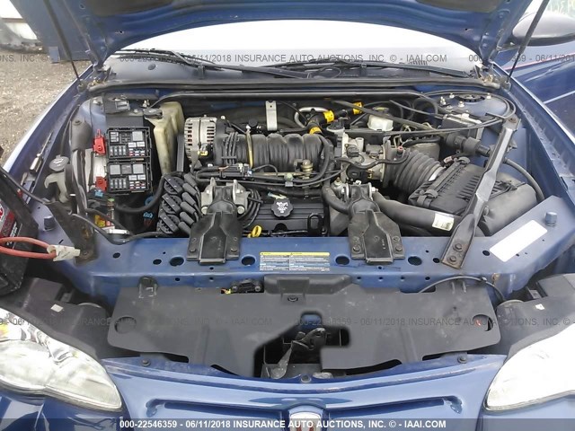 2G1WX12K239311412 - 2003 CHEVROLET MONTE CARLO SS 蓝色 照片 10