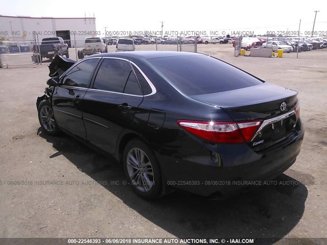 4T1BF1FK3FU892084 - 2015 TOYOTA CAMRY LE/XLE/SE/XSE 黑色 照片 3