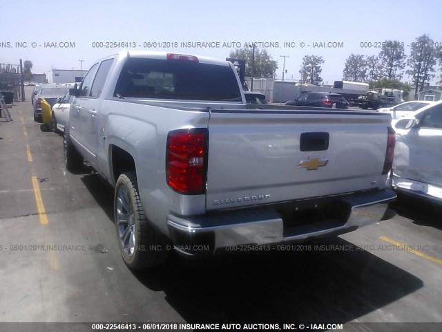 3GCPCREC9HG306585 - 2017 CHEVROLET SILVERADO C1500 LT SILVER photo 3