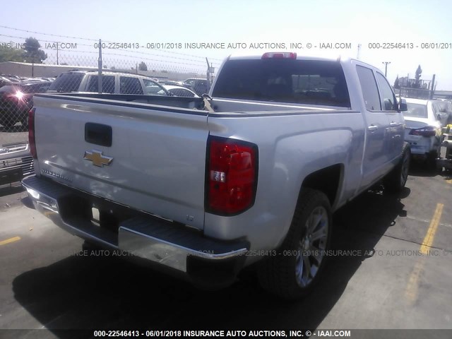 3GCPCREC9HG306585 - 2017 CHEVROLET SILVERADO C1500 LT SILVER photo 4