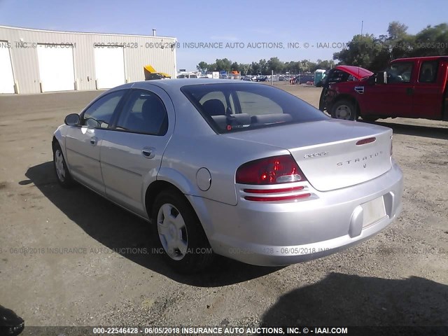 1B3EL46X06N287054 - 2006 DODGE STRATUS SXT SILVER photo 3