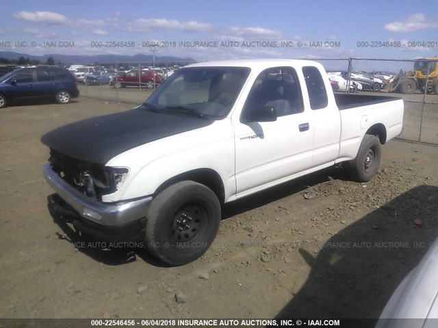 4TAVL52N9TZ151983 - 1996 TOYOTA TACOMA XTRACAB WHITE photo 2