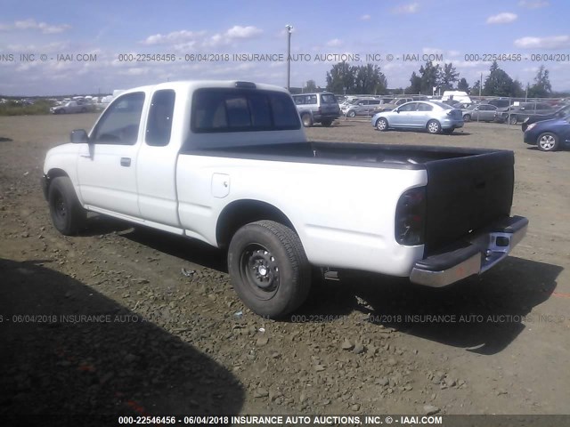 4TAVL52N9TZ151983 - 1996 TOYOTA TACOMA XTRACAB WHITE photo 3