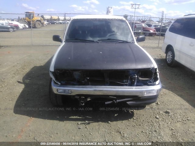 4TAVL52N9TZ151983 - 1996 TOYOTA TACOMA XTRACAB WHITE photo 6