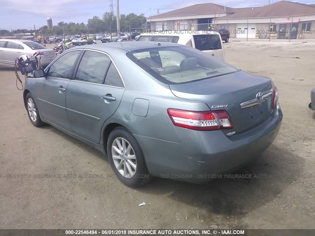 4T4BF3EKXAR042304 - 2010 TOYOTA CAMRY SE/LE/XLE 青色 照片 3