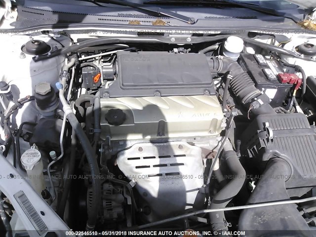 4A37L2EFXCE001854 - 2012 MITSUBISHI ECLIPSE SPYDER GS 白色 照片 10
