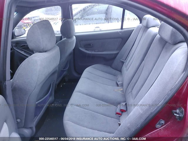 KMHDN46D45U937191 - 2005 HYUNDAI ELANTRA GLS/GT RED photo 8