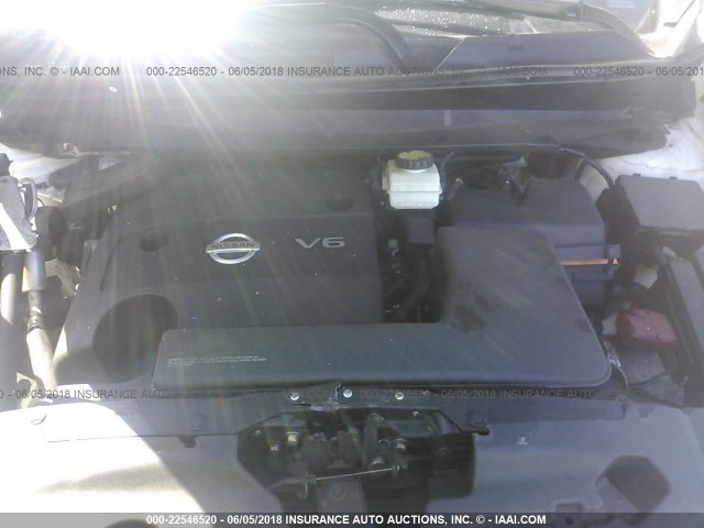 5N1AR2MM0FC612592 - 2015 NISSAN PATHFINDER S/SV/SL/PLATINUM 白色 照片 10