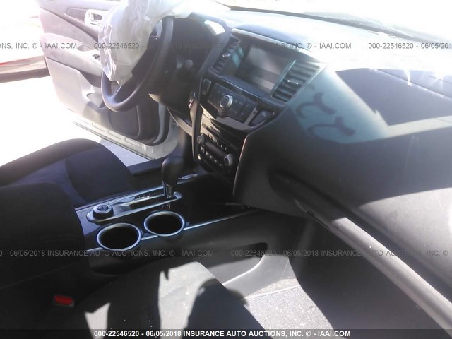5N1AR2MM0FC612592 - 2015 NISSAN PATHFINDER S/SV/SL/PLATINUM 白色 照片 5
