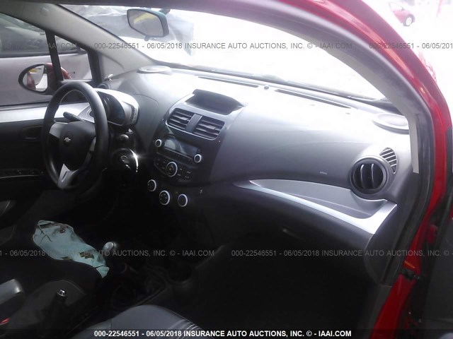 KL8CA6S90EC588988 - 2014 CHEVROLET SPARK LS RED photo 5