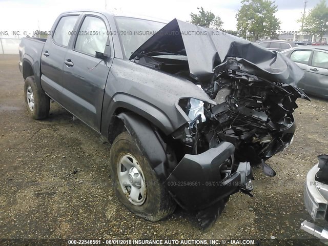 3TMCZ5AN0HM104944 - 2017 TOYOTA TACOMA DBL CAB/SR/TRDSPT/OR/PRO ნაცრისფერი ფოტო 1