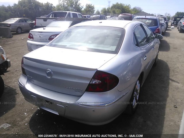 2G4WE567351344636 - 2005 BUICK LACROSSE CXS SILVER photo 4