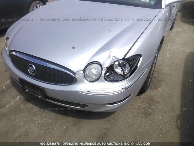 2G4WE567351344636 - 2005 BUICK LACROSSE CXS SILVER photo 6