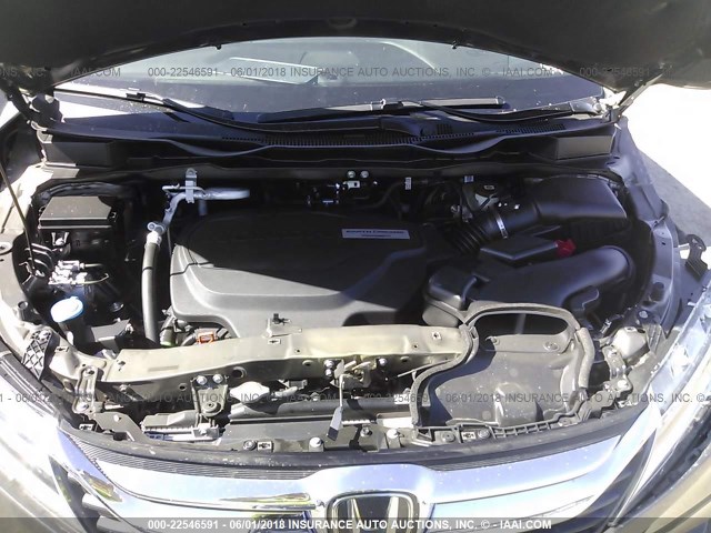 5FNRL6H95JB048357 - 2018 HONDA ODYSSEY ELITE Gris foto 10