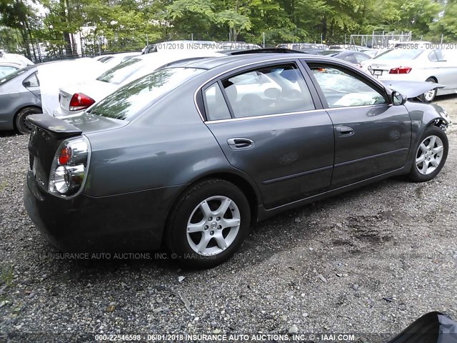 1N4AL11D45N420492 - 2005 NISSAN ALTIMA S/SL GRAY photo 4