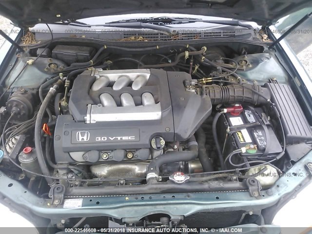 1HGCG22532A028855 - 2002 HONDA ACCORD EX GREEN photo 10