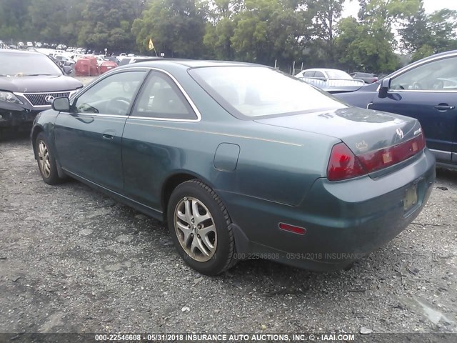 1HGCG22532A028855 - 2002 HONDA ACCORD EX GREEN photo 3