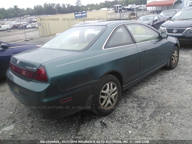 1HGCG22532A028855 - 2002 HONDA ACCORD EX GREEN photo 4