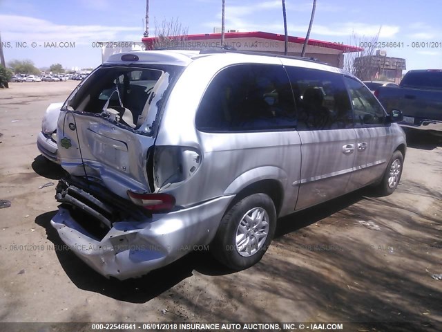 2B4GP443X1R327564 - 2001 DODGE GRAND CARAVAN SPORT SILVER photo 4