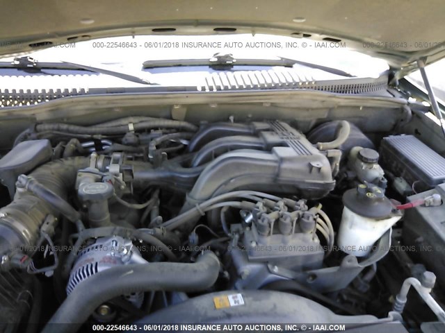 1FMZU73K34UC35696 - 2004 FORD EXPLORER XLT/XLT SPORT/NBX 青色 照片 10