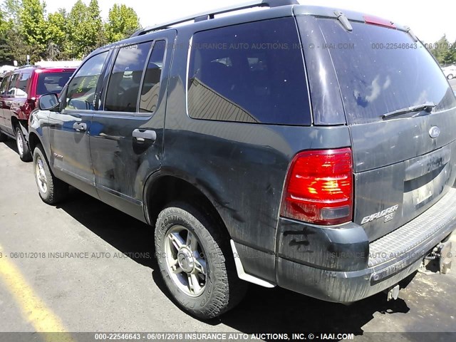 1FMZU73K34UC35696 - 2004 FORD EXPLORER XLT/XLT SPORT/NBX 青色 照片 3