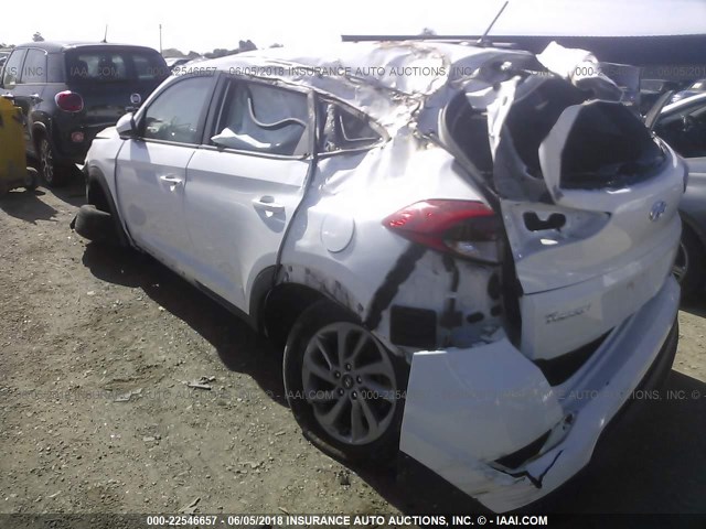 KM8J23A45GU109151 - 2016 HYUNDAI TUCSON SE WHITE photo 6