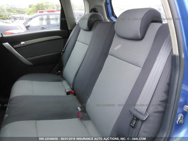 KL1TD66E19B627399 - 2009 CHEVROLET AVEO LS/LT 蓝色 照片 8