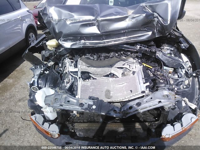 1FMCU0F72FUB94307 - 2015 FORD ESCAPE S GRAY photo 10