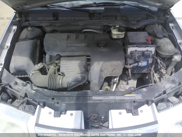 1G8AJ55F66Z176691 - 2006 SATURN ION LEVEL 2 SILVER photo 10