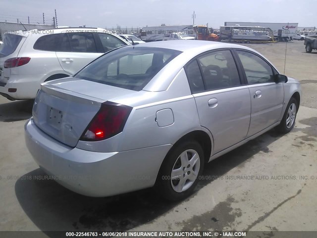 1G8AJ55F66Z176691 - 2006 SATURN ION LEVEL 2 SILVER photo 4