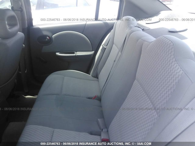 1G8AJ55F66Z176691 - 2006 SATURN ION LEVEL 2 SILVER photo 8