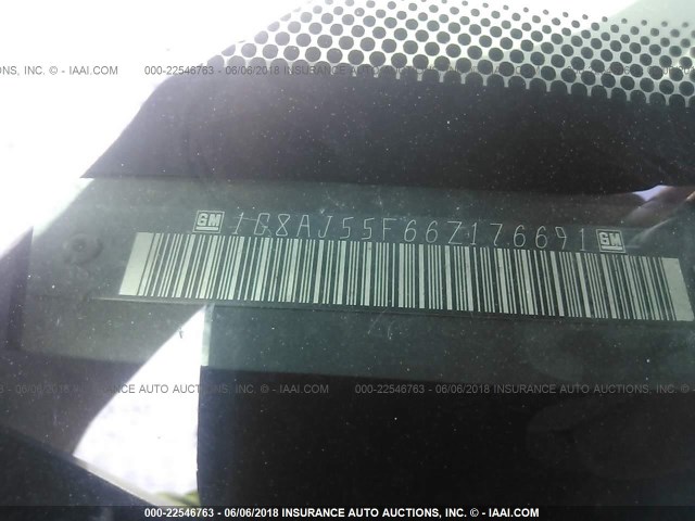 1G8AJ55F66Z176691 - 2006 SATURN ION LEVEL 2 SILVER photo 9